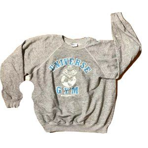 Vintage 60s Hanes Universe Gym Tri-Blend Sweashirt